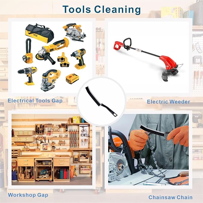 2 PCs Hard-bristled Crevice Cleaning Brush, Gap Cleaning Brush, Grout Brush for Kitchen, Bathroom, Bathtubs