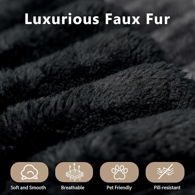 157.5" Cloud Couch Oversized Modular Sectional Sofa for Living Room,Modern Sofa with Deep Seat,8 Seater Boneless Couch with 2 Ottoman,Comfy Upholstered Couches for Apartment, Studio, Office,Black