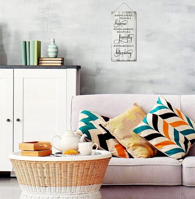 Having Somewhere to Go Decor Sign, Printed Wood Wall Art Sign, Housewarming Gifts, Funny Home Signs Decor, Hanging Wood Sign Home Decorative, Rustic Farmhouse Wood Sign Decor Wall Art 12x6 in