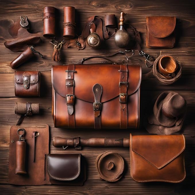 1OAK Scented Candles for Men (Vintage Leather) - Leather Candle- Masculine Decor - Long Burning Premium - Soy Wax (7oz.)