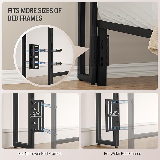 Headboard with 3-Tier Storage Shelves, Velvet Upholstered Head Board with 2 Outlets, USB Ports & LED Light, Soft Backrest for King Size Bed, Black BH19404B