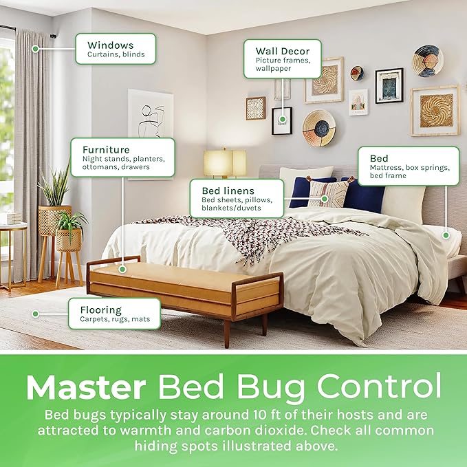 Bed Bug & Lice Elimination Combo Kit - Includes 24 oz lice & Bed Bug Spray and 32 oz Lice & Bed Bug Laundry Additive - Gentle Formula
