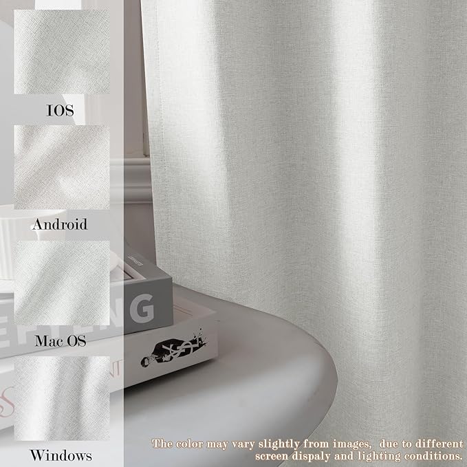 150 Inches Extra Wide Room Divider Draperies, Pinch Pleat Drapes, Absolutely Blackout Sliding Door Drapery, Total Privacy Ceiling Track Curtains, 150" W by 84" L, Greyish White (1 Panel)