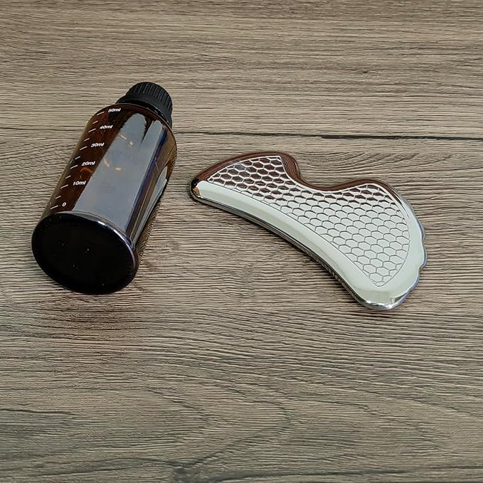 BYYDDIY 7 in 1 Stainless Steel Gua Sha Muscle Scraper Tools Kit (N-7PCS)