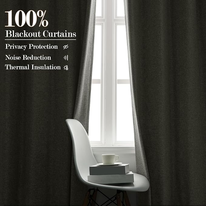 150 Inches Extra Wide Room Divider Draperies, Pinch Pleat Drapes, Absolutely Blackout Sliding Door Drapery, Total Privacy Ceiling Track Curtains, 150" W by 84" L, Greyish White (1 Panel)