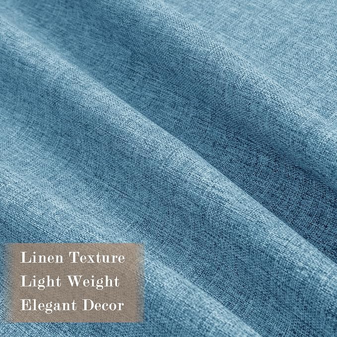150 Inches Extra Wide Room Divider Draperies, Pinch Pleat Drapes, Absolutely Blackout Sliding Door Drapery, Total Privacy Ceiling Track Curtains, 150" W by 96" L, Blue (1 Panel)