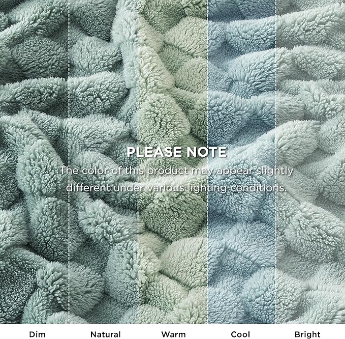 Bedsure GentleSoft King Size Blanket for Bed - Super Soft Cozy Blankets for Women Men Girls, Large Fuzzy Fleece Throw for Bedroom Decor, Sage Green,108x90 Inches
