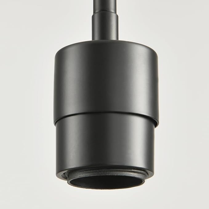 Black Pendant Lights Kitchen Island - Seeded Glass Pendant Light Fixture Multiple Stems Rods 3 Units 12 Inch 3 Units 4 Inch (1 Pack Black Seeded Downrod)