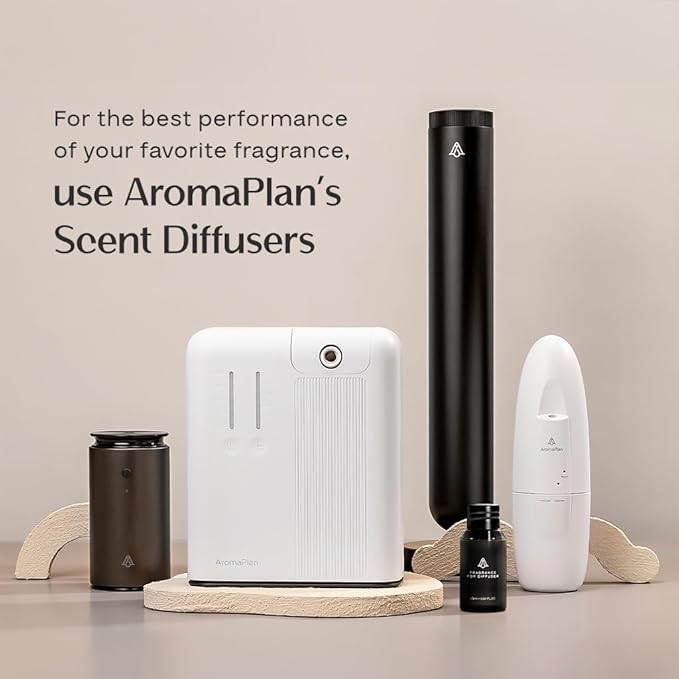 Aromaplan Hotel Scents Santal, 1.7 Fl Oz (50 ml)- Home Luxury Aroma & Hotel Fragrance Essential Oil- Hotel Essential Oil for Aromatherapy- USA Made, Bolder Aroma & Longer Lasting