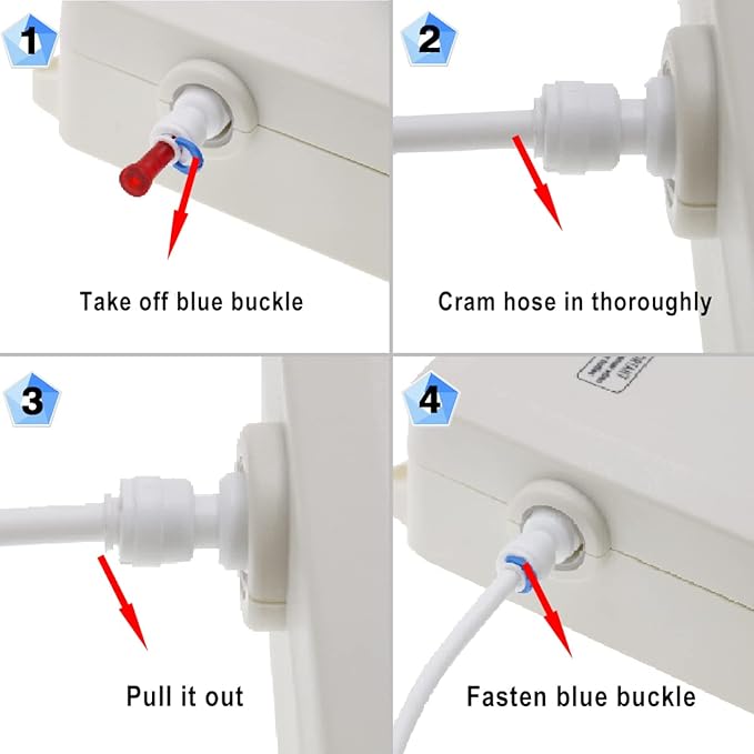 Bottle Water Dispenser Pump System, 20ft 110V AC US Plug High Flow Bottled Water Dispensering with Dual Inlet for Home Kitchen Coffee Tea Machines Water Dispenser Ice-Maker Refrigerator