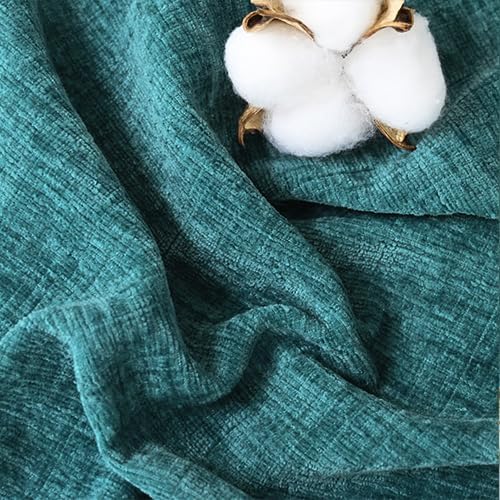 CaliTime Throw Pillow Covers Decorative 20 X 26 Inches Pack of 2 Cozy Chenille Standard Pillow Shams Cases for Couch Sofa Bed Living Room Home Teal