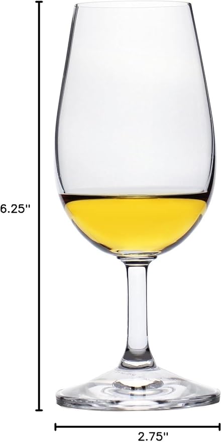 Architectural Digest 2022 Best Glass, Set of 12 European, Lead-Free Crystalline INAO Wine Tasting Glasses, Perfect for Wine Tasting Events, 7 Fl. Oz., A Favorite of Professional Wine Tasting Rooms