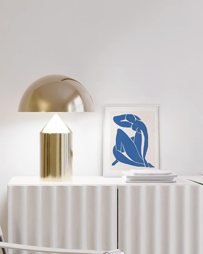 HAUS AND HUES White 8x10 Picture Frame - Modern Aluminum Wall Art Display - Minimalist, Lightweight 8x10 White Frame for Art Prints, Photos, Posters - Ready-to-Hang Vertically & Horizontally