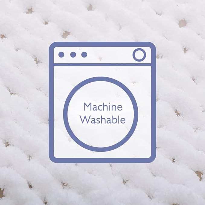 Bigacogo Chunky Knit Throw Blanket for Couch, 80x90 inches, 100% Hand Knitted with Thick Jumbo Chenille Yarn, Cozy Soft Large Rope Knot Cable Crochet Blankets for Sofa Bed Living Room, White