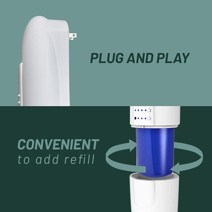 AROMAPLAN Authentic Plug in Waterless Diffuser (2 Pack)- Fragrance Diffuser, Waterless Diffusers for Essential Oils, Wall Diffusers Plug in-Up to 500 Sq. FT Coverage - Nanotechnology Plug in (White)