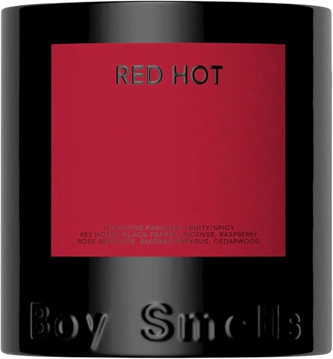 Boy Smells - Ash Scented Candles for Men and Women - 8.5 oz - Soy, Coconut Wax Candle Blend - Aromatic Candles for Home with Black Charcoal, Rare Woods and Clove - 50-Hour Burn - Cotton Wick