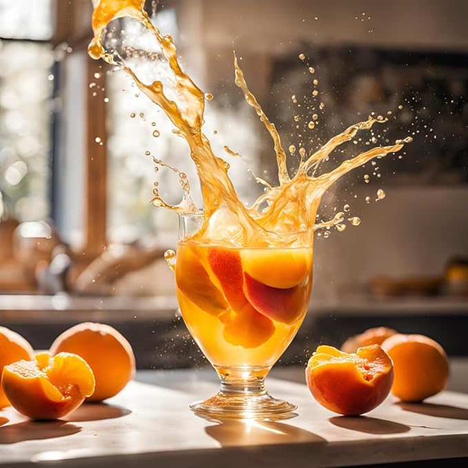 1OAK Soy Wax Scented Candles (Peach Nectar) - Long Burning Premium Hand-Poured (7oz.)