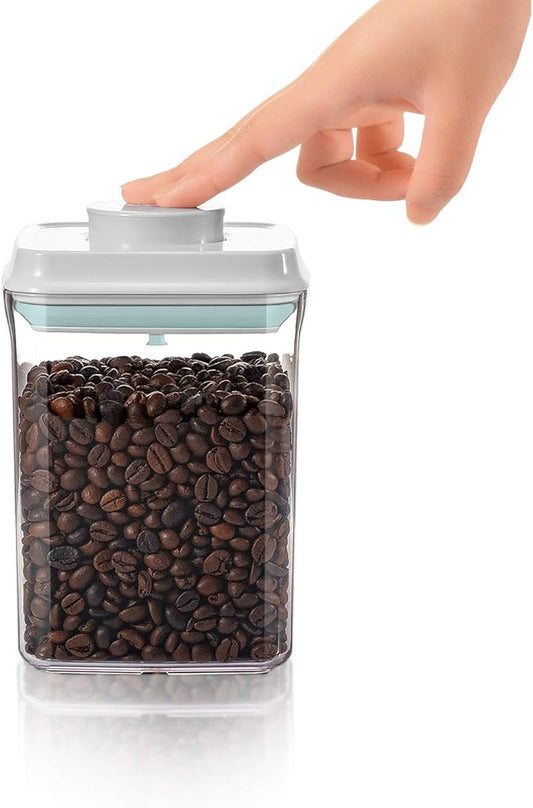 BopTop (1pc - 1500ml) Airtight Food Storage Container – Mechanical Silicone Seal Canister - BPA-Free - 1.5Qt