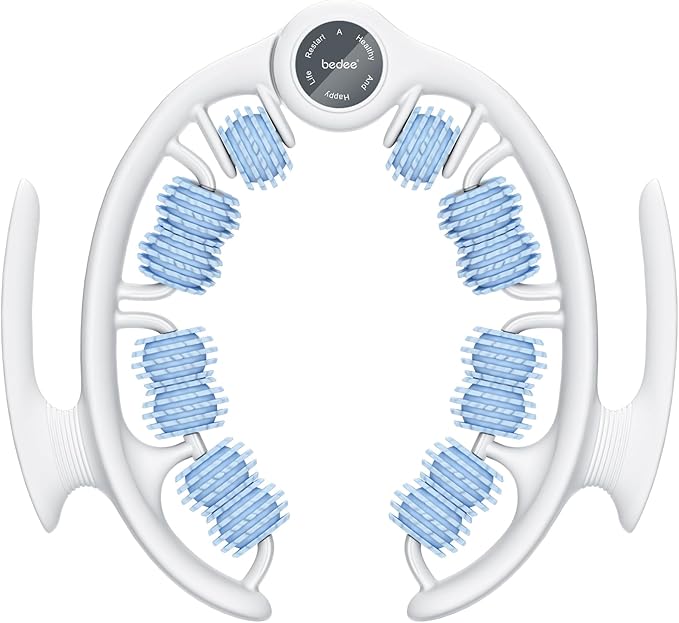 bedee Cellulite Massage Tool, Lymphatic Drainage Massager, Fascia Massage Tool for Arms, Legs, Stomach, Blue