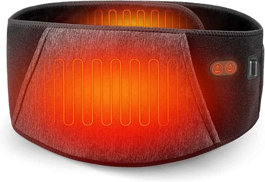 Heated Waist Belt,Heating Pad for Low Back and Belly,Holiday Gift,Women’s Cordless Heating Belt for Period Cramps - Rechargeable & Slim Design