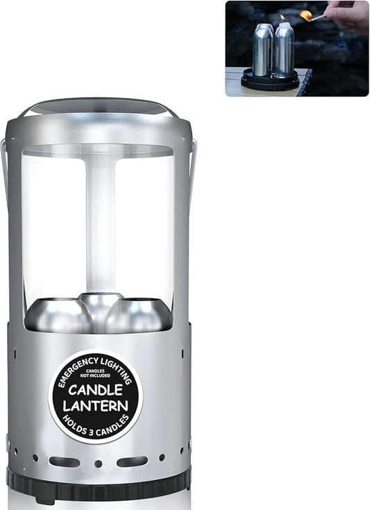 Candle Lantern, Camping Gear for Campers Use, Without Candles