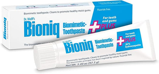Bioniq Plus Biomimetic Toothpaste with 20 Percent Hydroxyapatite for Teeth and Gums I Clinically Tested I 3.44 oz