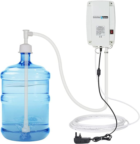 Bottled Water Dispenser Pump System with Single Inlet, 110V 60PSI Drinking Water Electric Water Pump,Compatible with Coffee/Tea Maker, Water Dispenser,Ice Maker,Refrigerator
