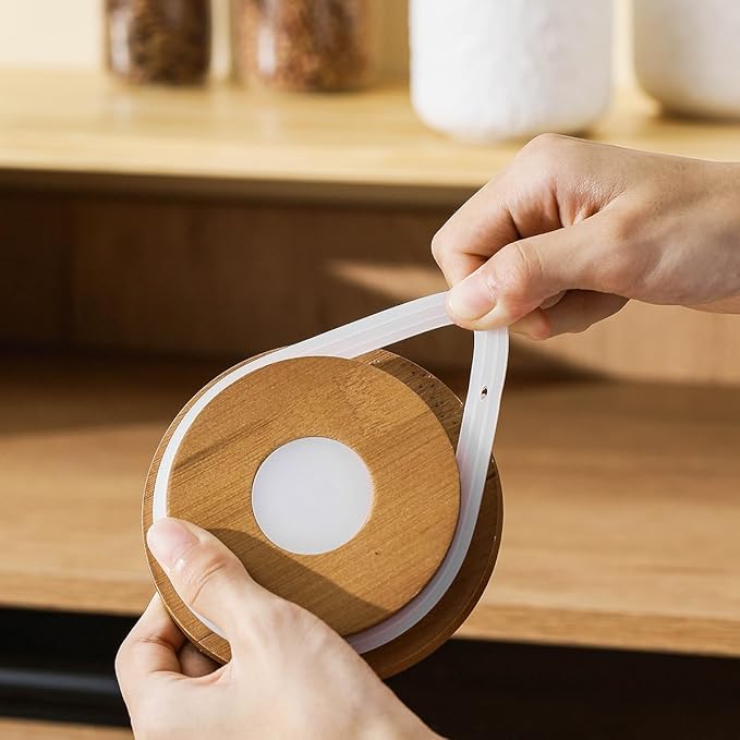 Black White Ceramic Coffee Canister Tea Canister with Seal Wood Lid, Airtight Coffee Storage Container for Coffee Bean, Ground Coffee, Sugar, Cookie Candy jar (Black three piece)