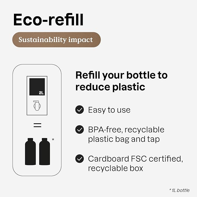 ATTITUDE Fabric Softener with Essential Oils, Vegan, Plant and Mineral-Based Ingredients, HE, Bulk Refill, 80 Loads, Geranium and Lemongrass, 67.6 Fl Oz