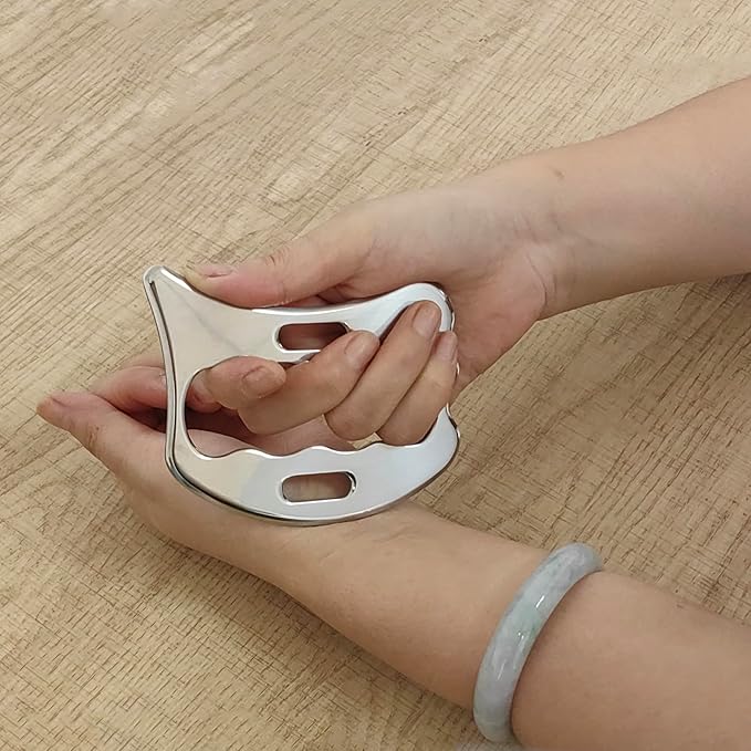 BYYDDIY Stainless Steel Gua Sha Muscle Scraper Tools Kit, Scraping Massage Tool,Massage Scraper Tools for Physical Therapy (M-SD2)