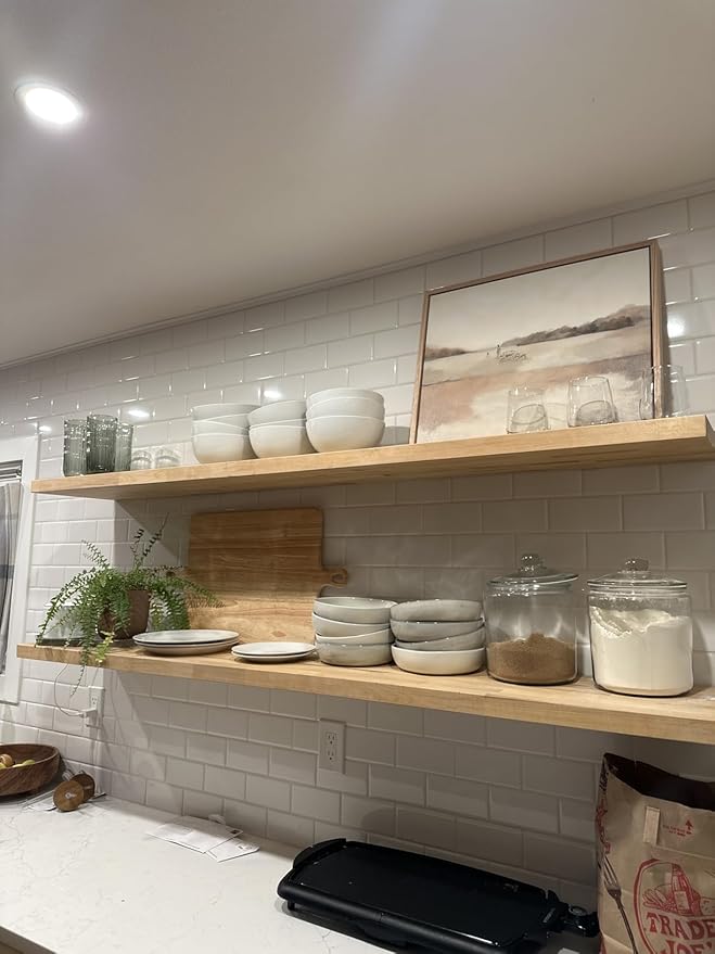 38'' Heavy-Duty Floating Shelf Bracket, Hidden Shelf Bracket for Fireplace Racks and Shelves, if Installed on Studs, max Load of 210 pounds, 38 inches (with Ease kit)