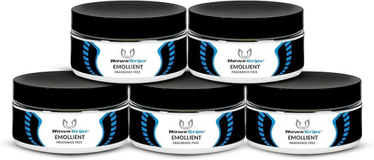 8oz Massage Emollient, Unscented, Emollient for IASTM and Massage, Soft Tissue Mobilization & Lubrication for Massage Therapy, Shea Butter, Oil Based, Vegan, Cream Alternative, Pack of 5