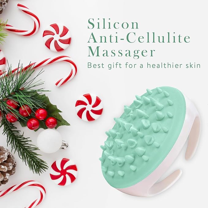 Anti Cellulite Massager Roller - Anticellulite Fascia Blaster for Cellulite Remover - Improves Blood Flow Use Cellulite Brush & Cellulite Roller with Cream or Oil for Cellulite Treatment