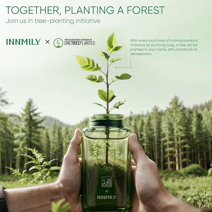 Activated Charcoal Odor Absorber, Odor Eliminator for Strong Odor,Bamboo Charcoal Air Purifying Bags for Home Car Closet Pet, Smoke Room Deodorizer (10 x 100g, Unscented)