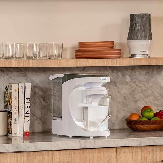 AquaTru Carafe Smart | Countertop Water Purifier for PFAS and Other Contaminants with Exclusive 4-Stage Ultra Reverse Osmosis Technology (No Plumbing or Installation Required) | BPA Free