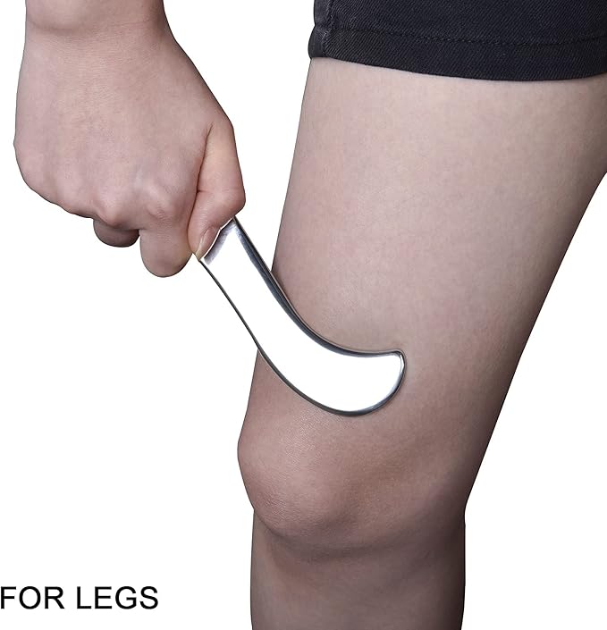 BYYDDIY Stainless Steel Gua Sha Muscle Scraper Tool,Scar Tissue Tool,Physical Therapy Tools,Muscle Scraping Tool,Guasha Massage Scraper,IASTM Tools,Skin Scraping Tool,Soft Tissue Massage Tool