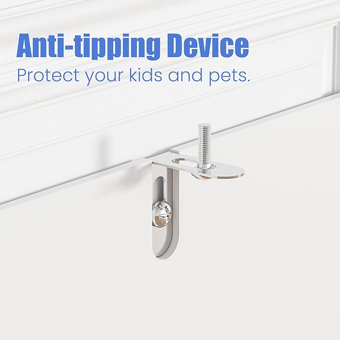 71" Tall Pantry Cabinet with 4 Doors, Kitchen Pantry Storage Cabinet, Freestanding Larder Cupboard, Kitchen Hutch with Gold Handles for Dining Room, Bathroom, White