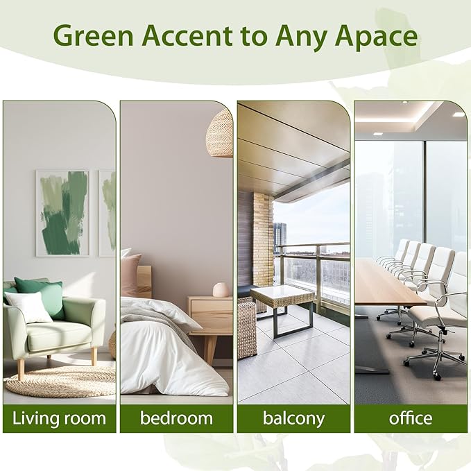 Artificial Fiddle Leaf Fig Tree, 6FT Faux Ficus Lyrata Plant with Realistic Leaves, Lifelike Home Decor Faux Tree in Stylish Pot for Indoor, Office, Living Room Decor (6ft)