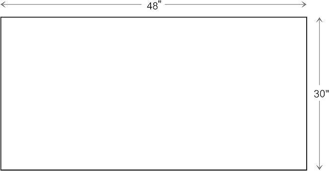 Calloway Mills 152963048M Black Border 30" x 48" Monogram Doormat Letter (M)