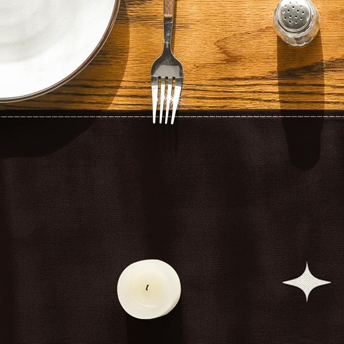 Artoid Mode Spooky Skeleton Spider Bone Halloween Table Runner, Holiday Kitchen Dining Table Decoration for Home Party Decor 13 x 72 Inch