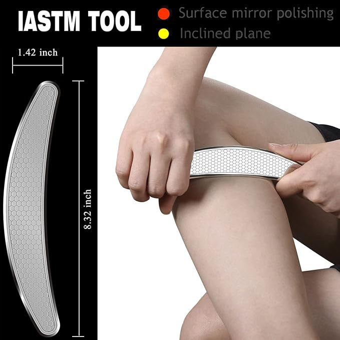 BYYDDIY 3 in 1 Gua Sha Muscle Scraper Tool Set,Scraping Massage Tools Kit & IASTM Tool for Physical Therapy,Muscle Scraper Kit for Massage Scraper Tool, for Relieve Muscle Pain and Tension(C1B1D)