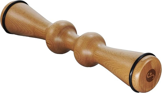 Body Back Wood Back Roller, Spine Stretcher & Aligner, Ma Roller, Back Cracker for Back Pain Relief and Muscle Recovery, Manual Back Massager, Wood Therapy Massage Tool (15 inch)