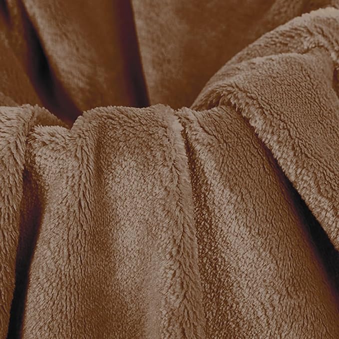 Big Huge Giant Bean Bag Chair for Adults, (No Filler) Bean Bag Chairs in Multiple Sizes and Colors Giant Foam-Filling Required- Machine Washable Covers, Double Stitched Seams (Orange,7FT)