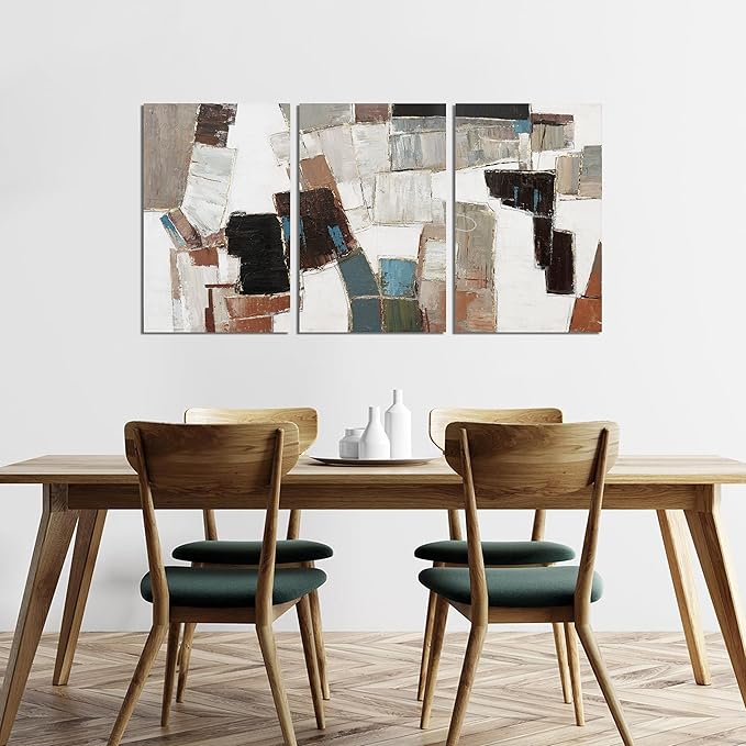 Canvas Wall Art Decor Large Wall Art Pictures for Living Room Abstract Colorful Wall Art Decor Artwork for Walls Abstract Canvas Art Wall Decor Art Work For Room Office Home Wall Decor 24" X 36" *3pcs