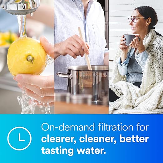 Aqua-Pure DW301 Under Sink Water Filter System, Removes Lead, VOC's, Microplastics, Cysts, Bad Taste and Odor, Asbestos, MTBE and TTHM Reduction