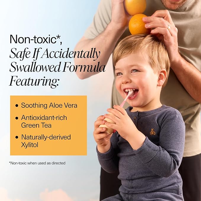 Boka Fluoride Free Toothpaste Nano Hydroxyapatite Toothpaste - Orange Cream Flavor, 4 oz 3Pk US Manufactured