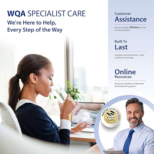 APEC Water Systems ROES-50 Essence Series Top Tier 5-Stage WQA Certified Ultra Safe Reverse Osmosis Drinking Water Filter System with Extra High Capacity Pre-Filter Set Stage 1-3