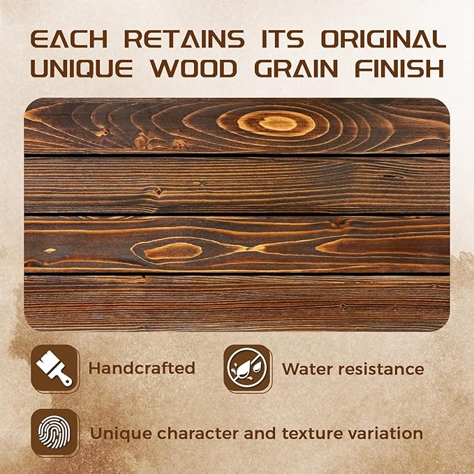 72x8x3 Fireplace Mantel - Solid Rustic Wood - Wall Mounted Floating Shelf with Invisible Heavy Duty Steel Bracket (Weathered Brown)