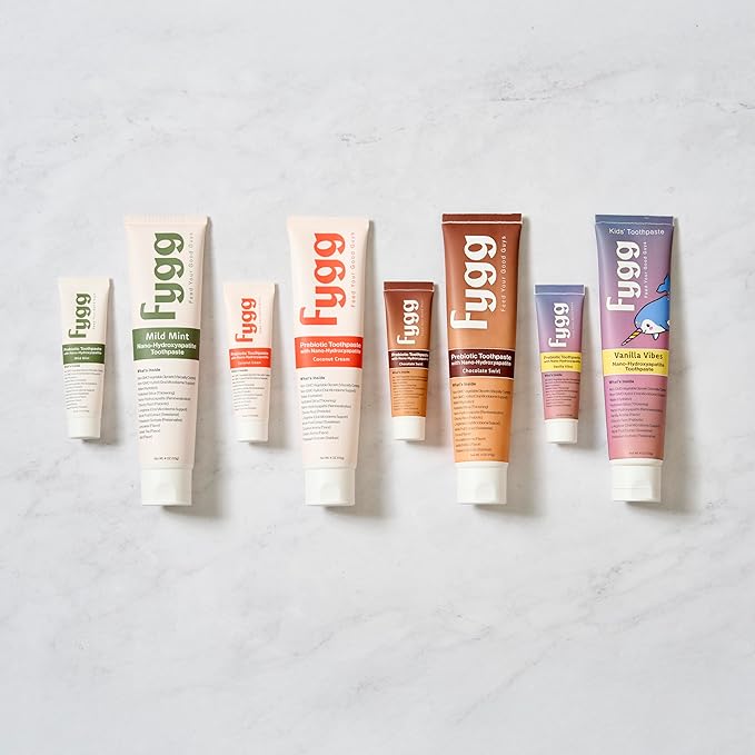 Nano Hydroxyapatite Toothpaste with Prebiotics | Fluoride & SLS Free with Hydroxyapatite | Remineralizing nHA Tooth Paste for Sensitive Teeth | Chocolate Swirl, 4 Oz