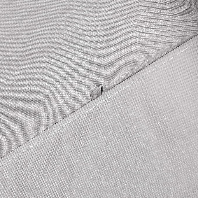 Amazon Basics Collapsible Cube Storage Organizer Bins, 6-Pack, 10.5 x 10.5 x 11 inches, Light Grey